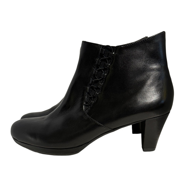 Vaneli Black Leather Ankle Boots – Women’s Size 13 M - EUC - Picture 4 of 12